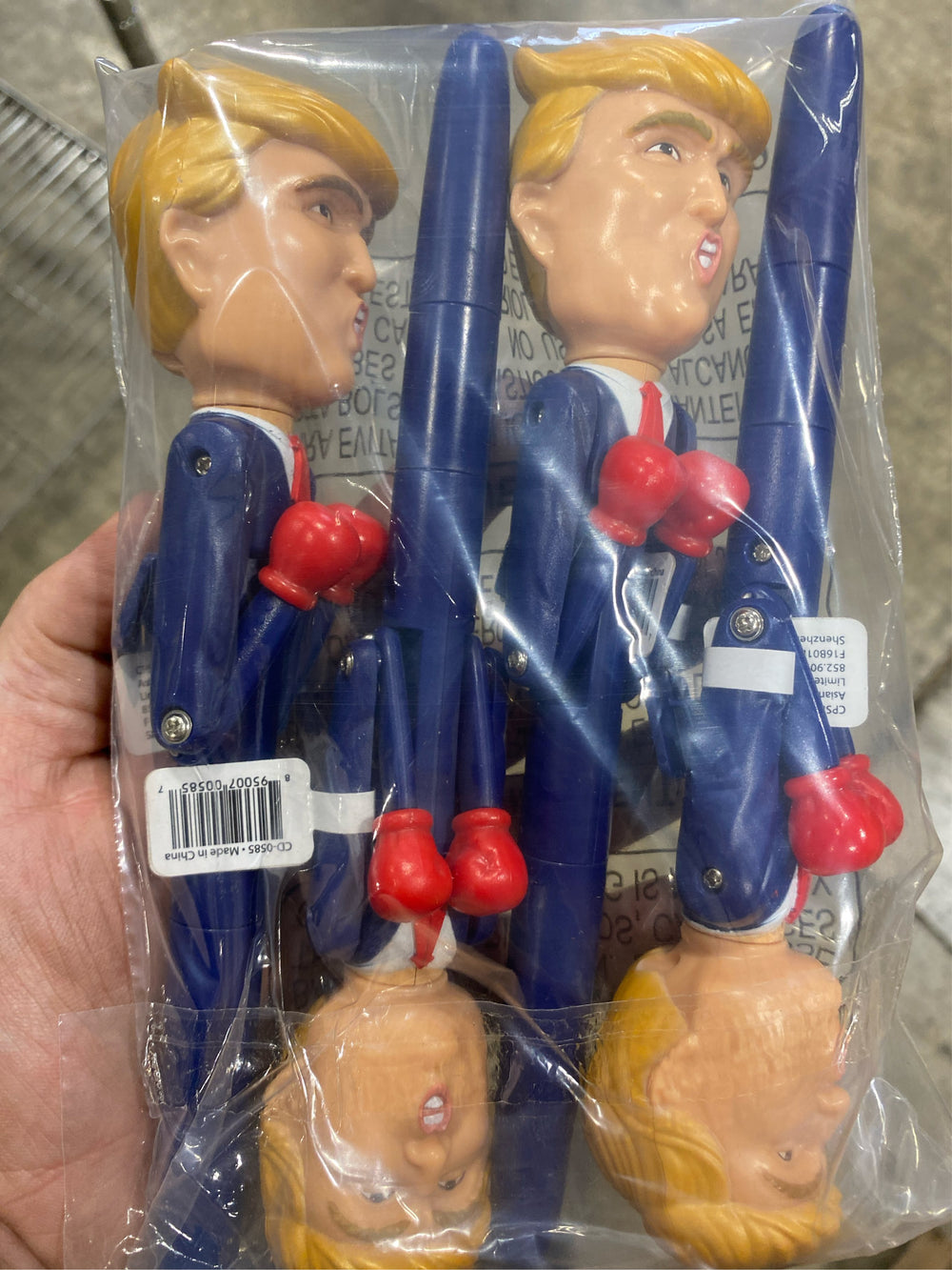 (Lot of 4) Donald Trump Boxing/smack-talking Collectible Pen-8 Real Voice Sayings Not Boxed - F12 - 245