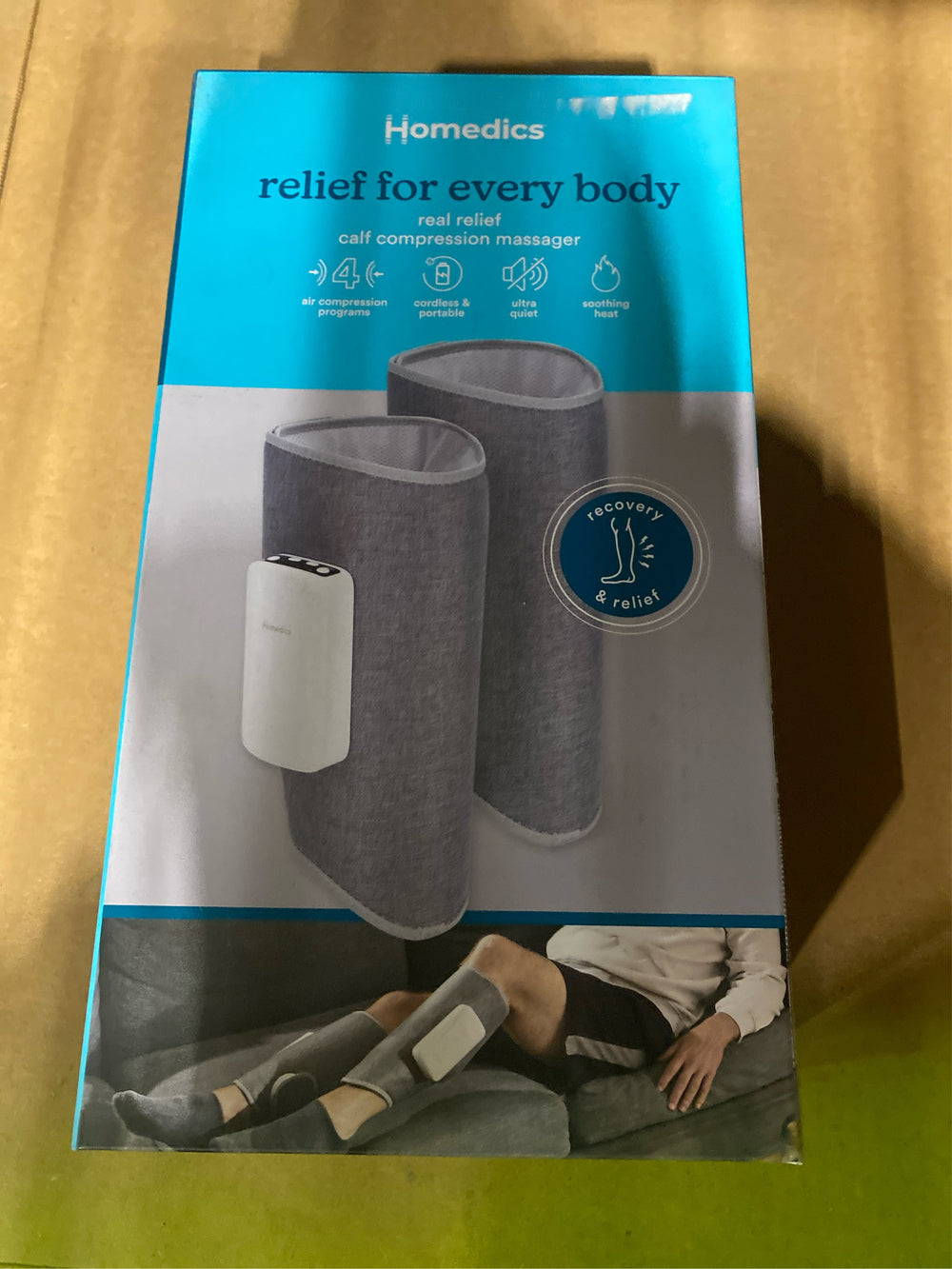 HoMedics Real Relief Calf Compression Massagers - J5 - 221