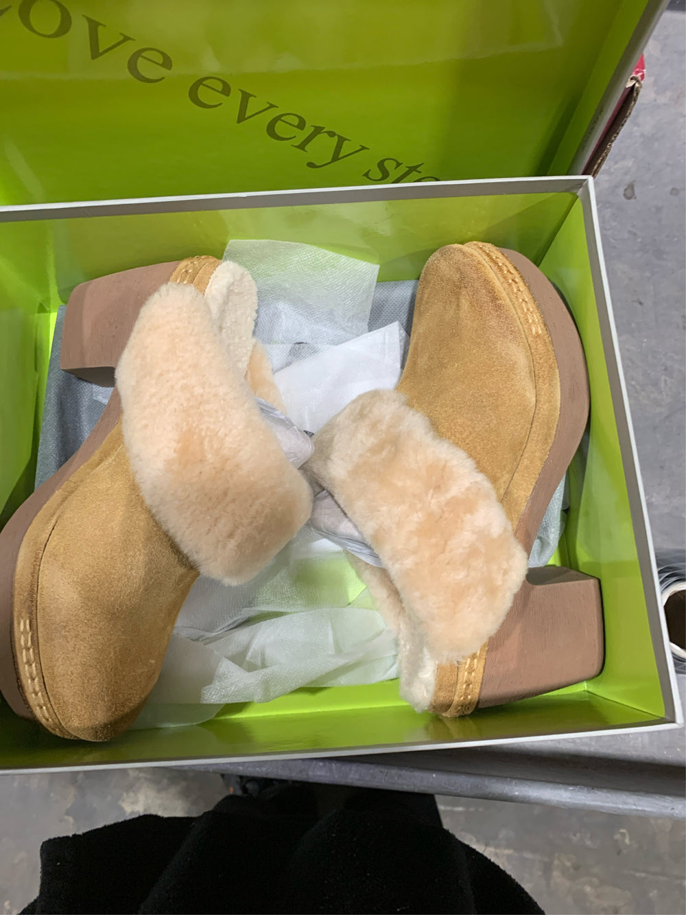 Taupe Sera Suede Clogs - Women size38 -B11-0617