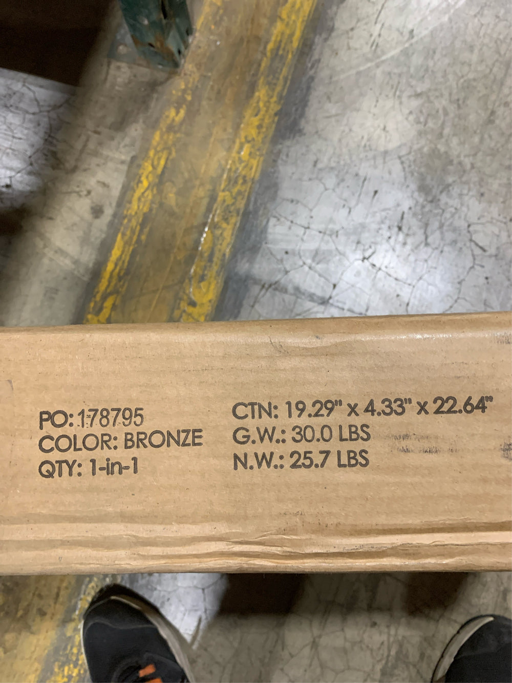 25.6 lbs. Steel Patio Umbrella Base in Bronze -C10-0466 -K8-1590