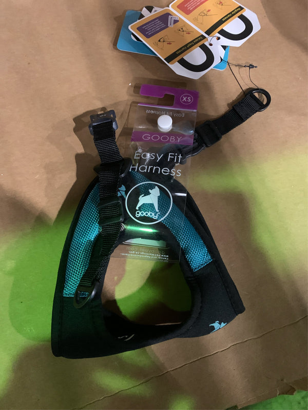 Gooby Turquoise X-Small Easy Fit Harness - No Pull Patented Design for Small Dogs with Quick Release Buckle -L10-0229