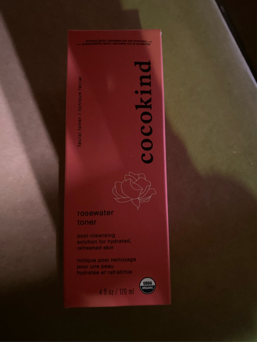 cocokind Rosewater Facial Toner - 4oz - K10 - 178