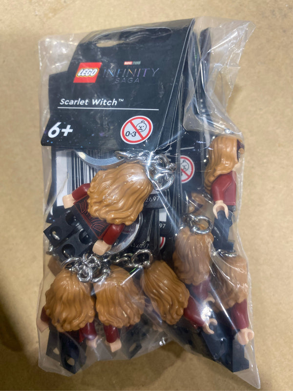 (Lot of 10) LEGO Scarlet Witch Key Chain - B8 - 550