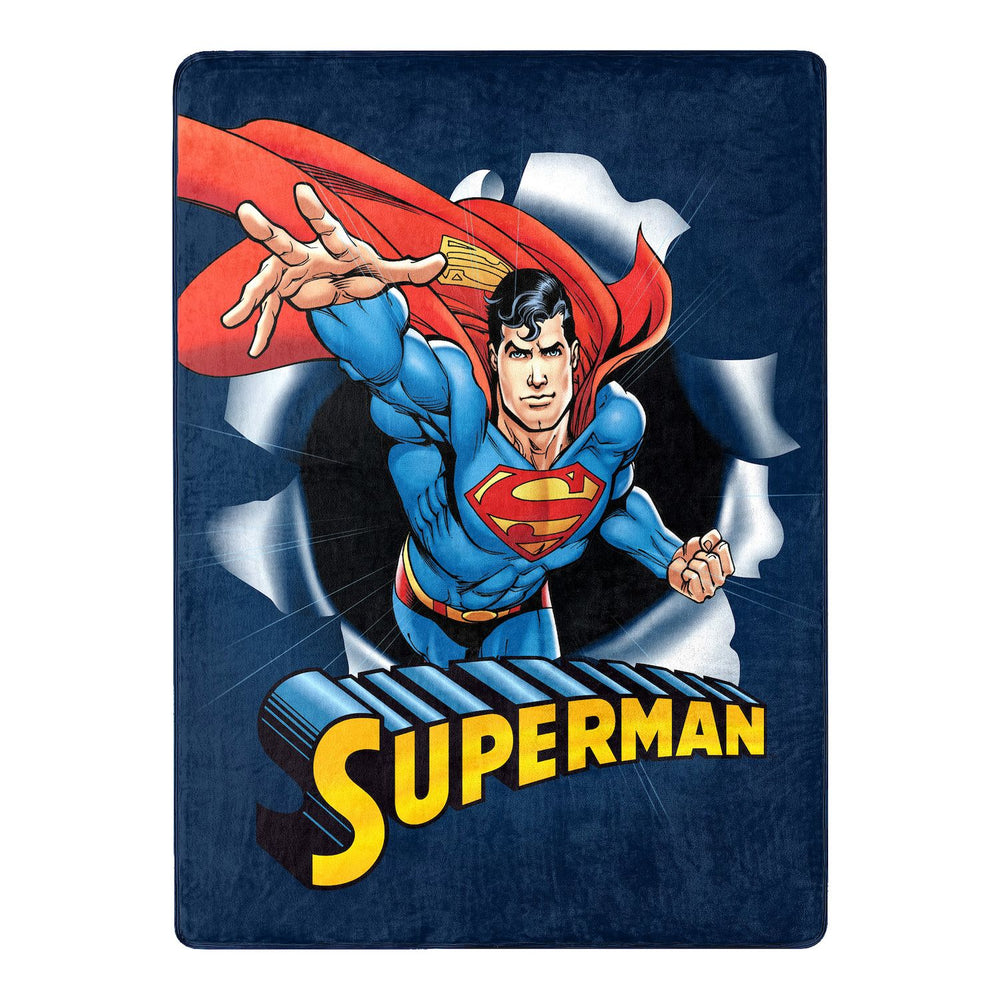 Superman Hero Burst Silk Touch Throw - G10 - 173