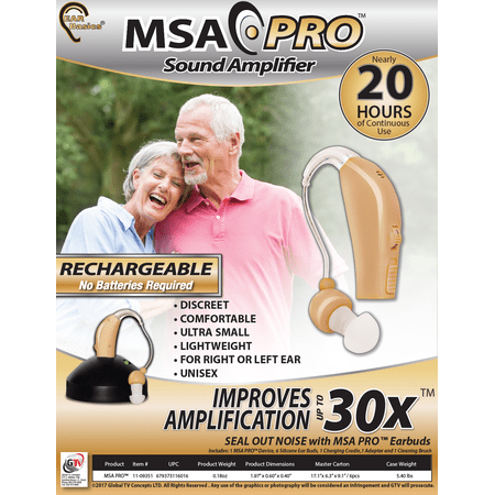 MSA Pro Personal Behind-the-Ear Sound Amplifier, Beige - K1 - 1407