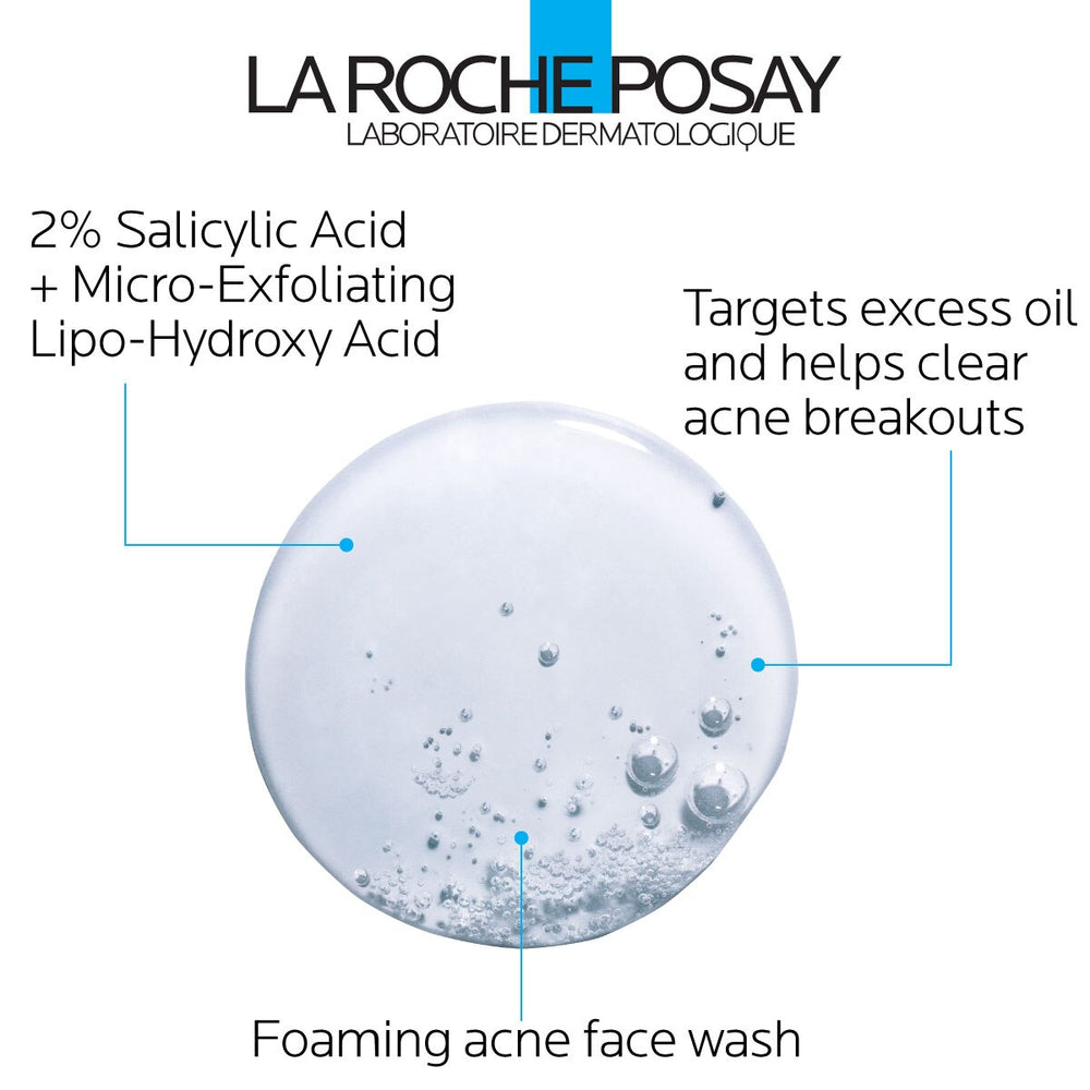 La Roche-Posay Effaclar Medicated Gel Face Cleanser, 6.76 OZ - C2 - 345