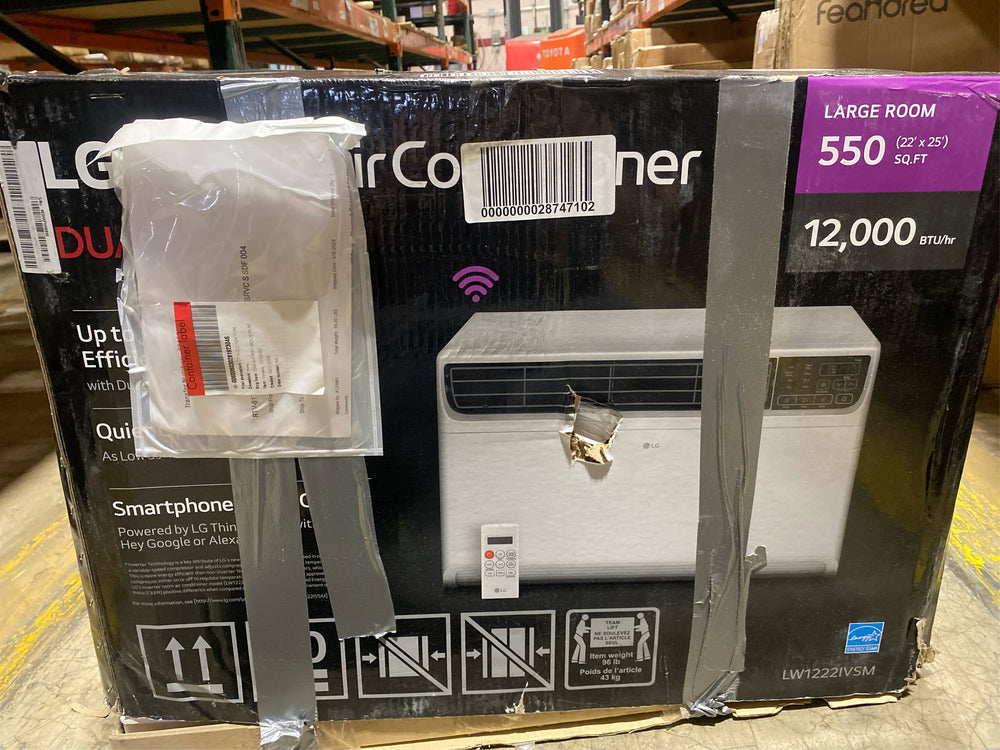 LG 12,000 BTU Dual Inverter Smart Window Air Conditioner - M7 - 1692