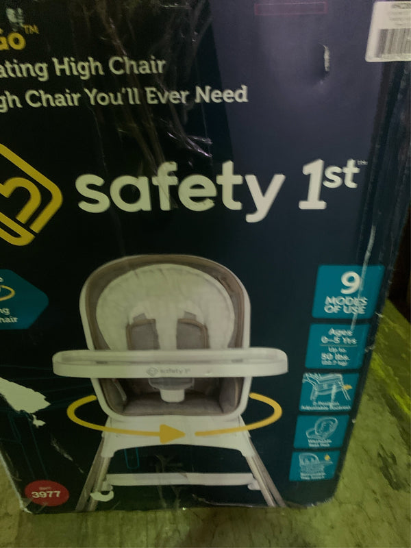 Safety 1st Grow and Go Rotating High Chair - French Gray - G14 - 1769 -L6-0103 -L6-0104 -L6-0105