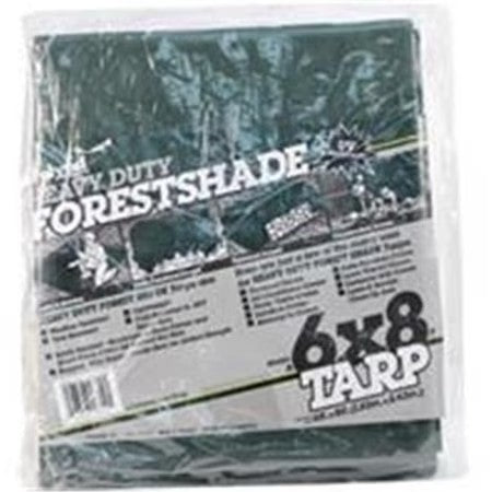 DEWITT COMPANY P-A6X8-P12 Forest Shade Tarps Green - C8 - 421