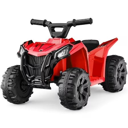 Best Choice Products 6V Kids Ride-On 4-Wheeler Quad ATV Car w/ 1.8mph Max Speed, Treaded Tires - Red -G6-1675