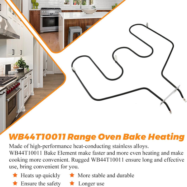 UPGRADED WB44T10011 Oven Range Stove Bake Element by Blutoget - Fit for General Electric Hotpoint Ken-more Ranges JBP78WB4WW JBP66WB4WW JBP78WB1WW JCBP80SK2SS WB44T10059 AP2030997 PS249286 EAP249286 1960