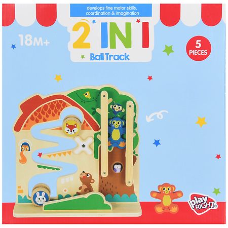 Playright 2 In 1 Ball Track - 1.0 set -E1-1751