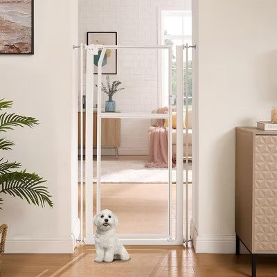 unipaws Clear Pet Gate - D2 - 1257