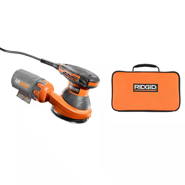 RIDGID 3 Amp Corded 5 in. Random Orbital Sander with AIRGUARD Technology 1849