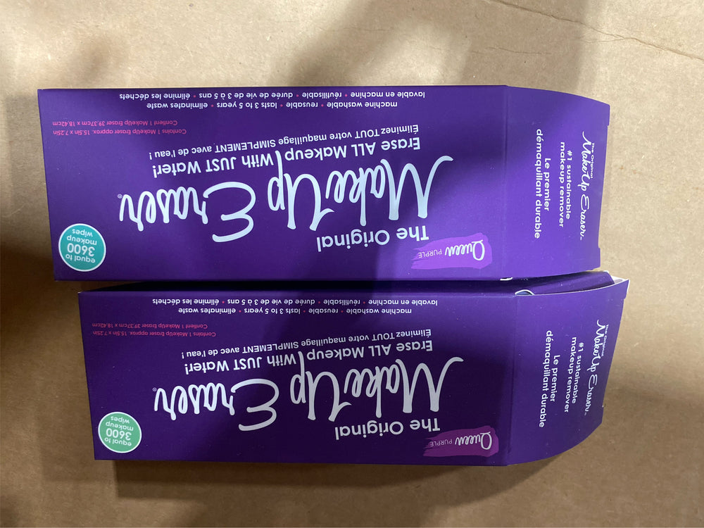 (Lot of 2) MakeUp Eraser Queen Purple - L12 - 1697