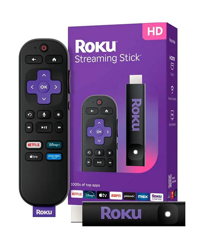 ROKU STREAMING STICK HD W - Black - No size -K12-1680
