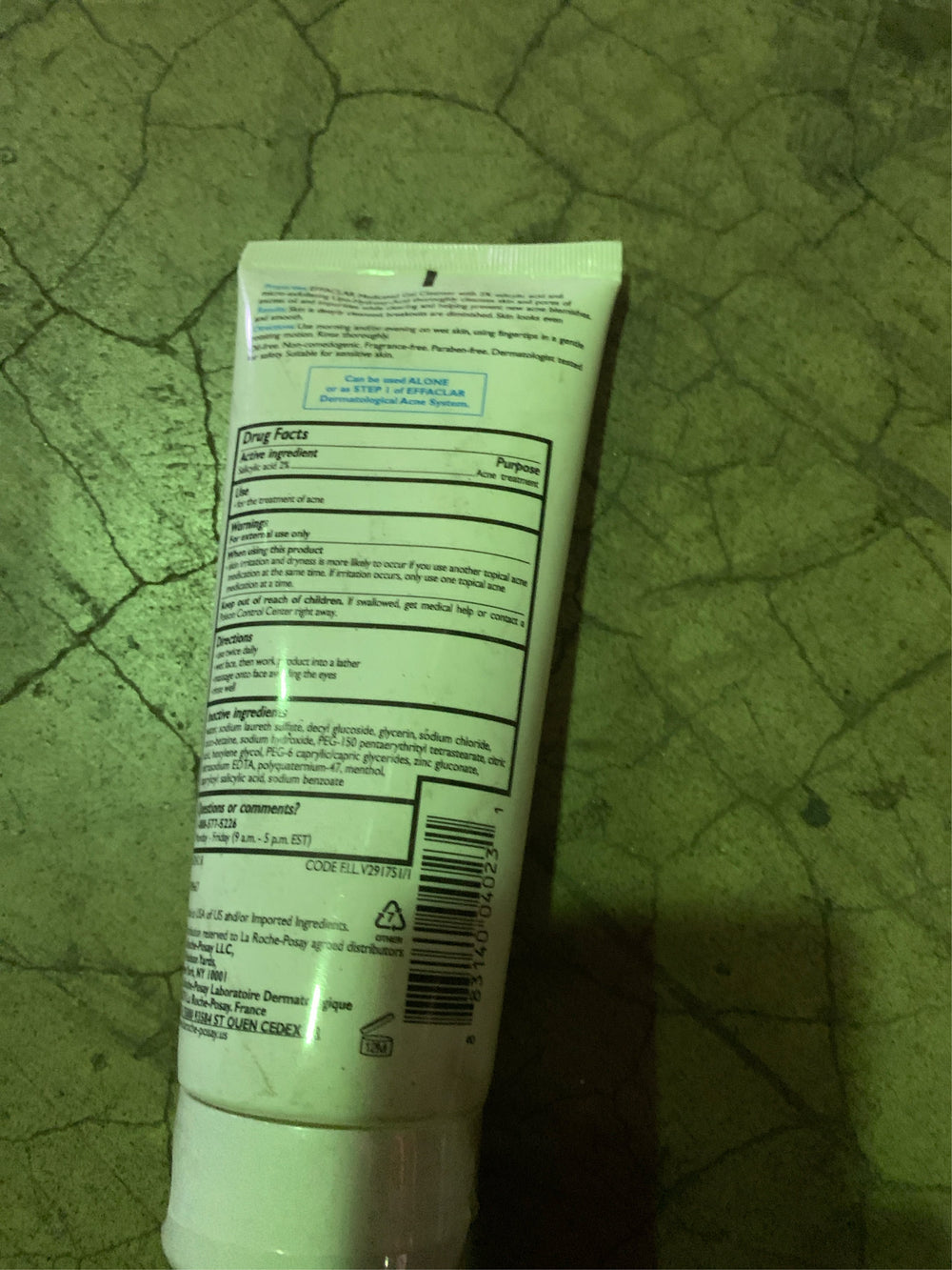 La Roche-Posay Effaclar Medicated Gel Face Cleanser, 6.76 OZ - G13 - 1881 -G13-1882 -K7-0082