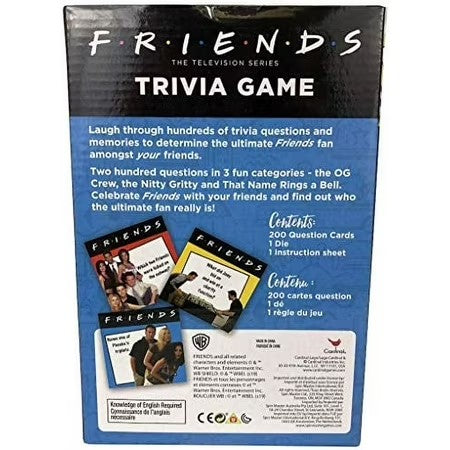 Friends The Television Series Trivia Game -E8-0087