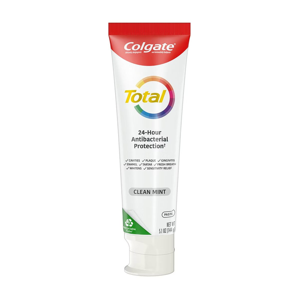 Colgate Total Active Prevention Clean Mint Toothpaste, 5.1 oz, 2 pk - C4 - 1354