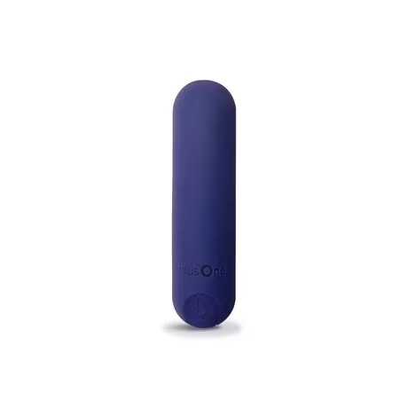 plusOne Vibrating Bullet Soft Touch Massager 10 Vibration Settings Waterproof -L4-1508