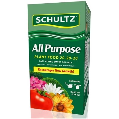 Schultz 20-20-20 Fast-Acting Water Soluble All-Purpose Plant Food, 1.5lb - C8 - 424