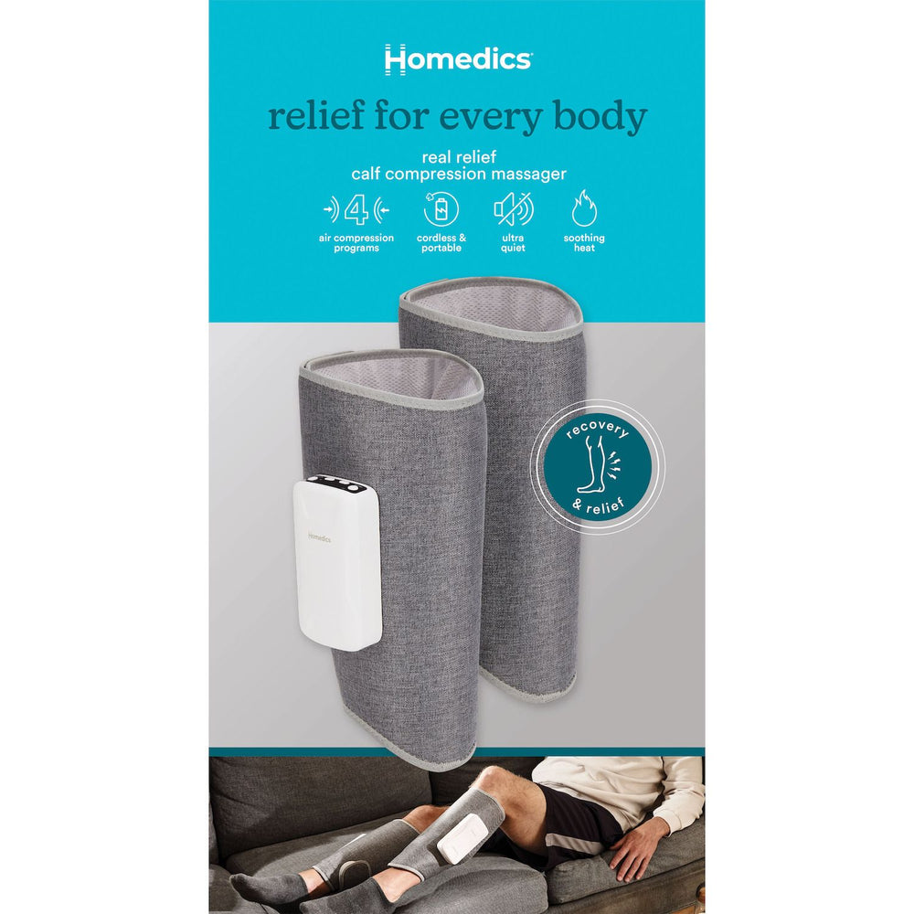 HoMedics Real Relief Calf Compression Massagers - C1 - 1251 -F6-1702 -F6-1703 -F6-1704 -F6-1705 -F6-1706 -F6-1707 -F6-1708