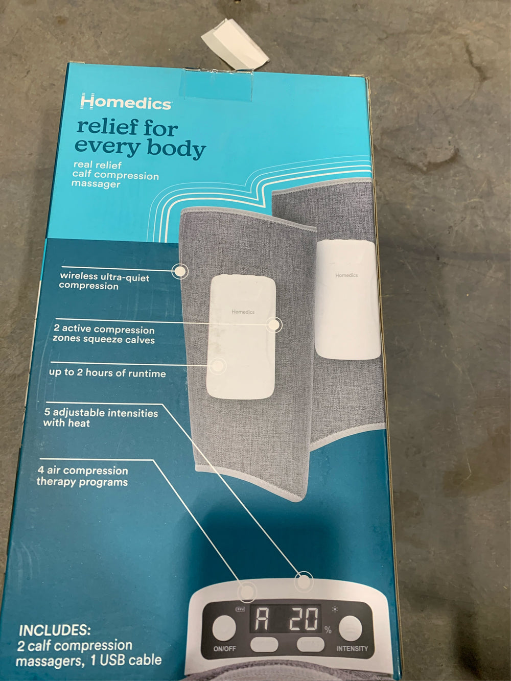 HoMedics Real Relief Calf Compression Massagers - G13 - 921 -A7-1166 -A7-1167 -A7-1168