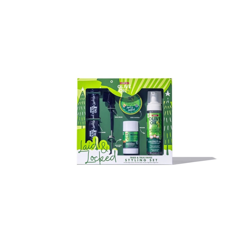 ORS Laid & Locked Hair Gel Gift Set - 2.046lbs - C4 - 340
