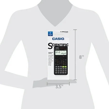 Casio FX-300ESPLUS2 Scientific Calculator for High School and College, Black 1481