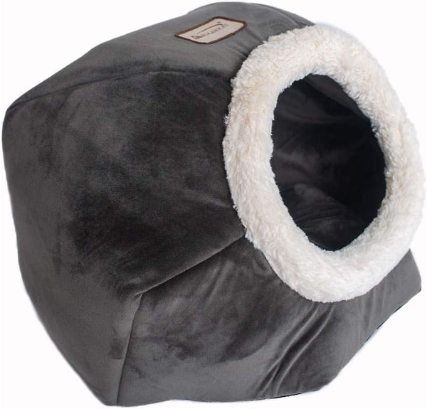 Armarkat Cat Bed Model C80CSH/MB Gray Velvet - L11 - 1668