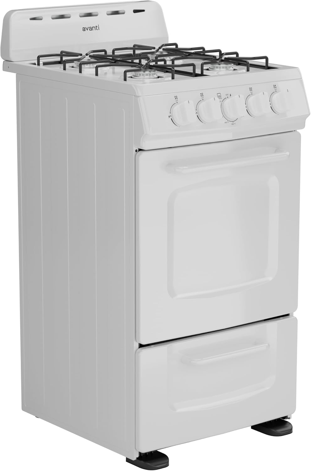 Avanti GRO20P0W Gas Range Oven Compact Freestanding - untested (L2)