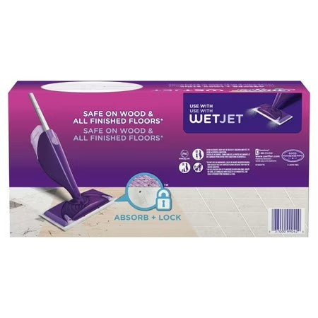 Swiffer Wet Jet Spray Mop Multi-Surface Mopping Pads, Hard Surface Cleaners, 15 Count - G2 - 1108