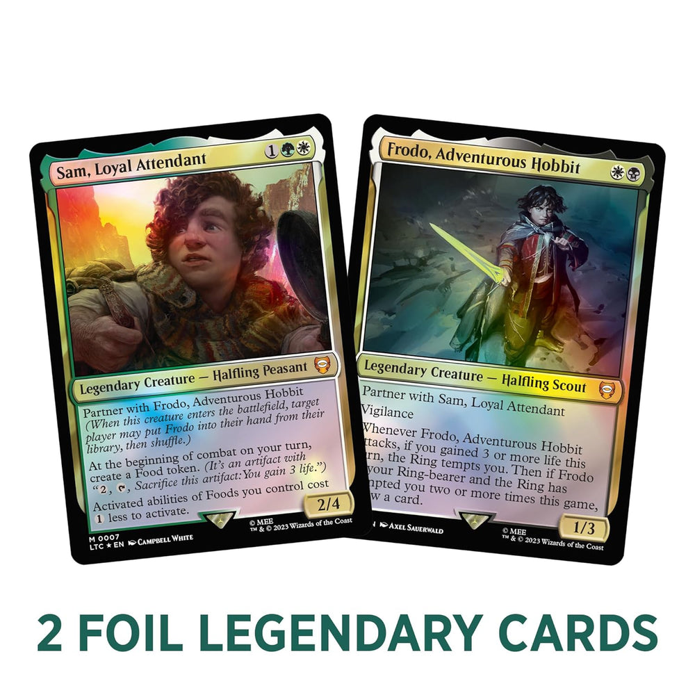 Magic The Gathering The Lord of The Rings: Tales of Middle-Earth Commander Deck 2 + Collector Booster Sample Pack 1350