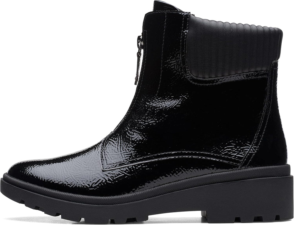Clarks womens Calla ZipMid Calf Boot size 9 M -E4-0765