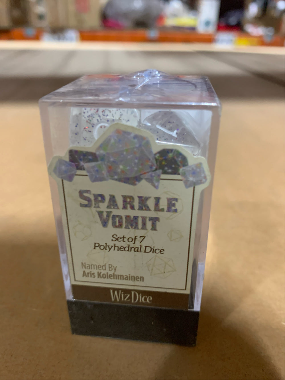 GDIC-1156 Polyhedral Dice & Sparkle Vomit -Set of 7 -F9-0128