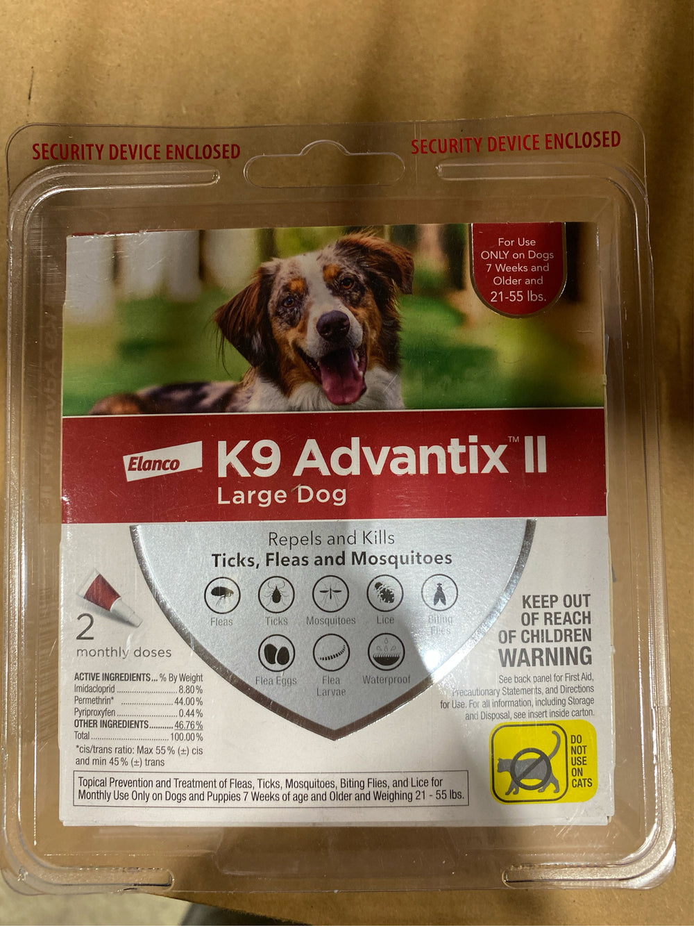 Elanco K9 Advantix II Liquid Flea and Tick Treatment (Pet Size: Large) - B13 - 1309