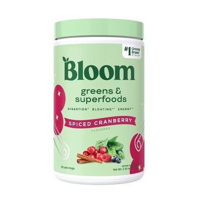 BLOOM NUTRITION Greens and Superfoods Powder - Spiced Cranberry - F11 - 1104
