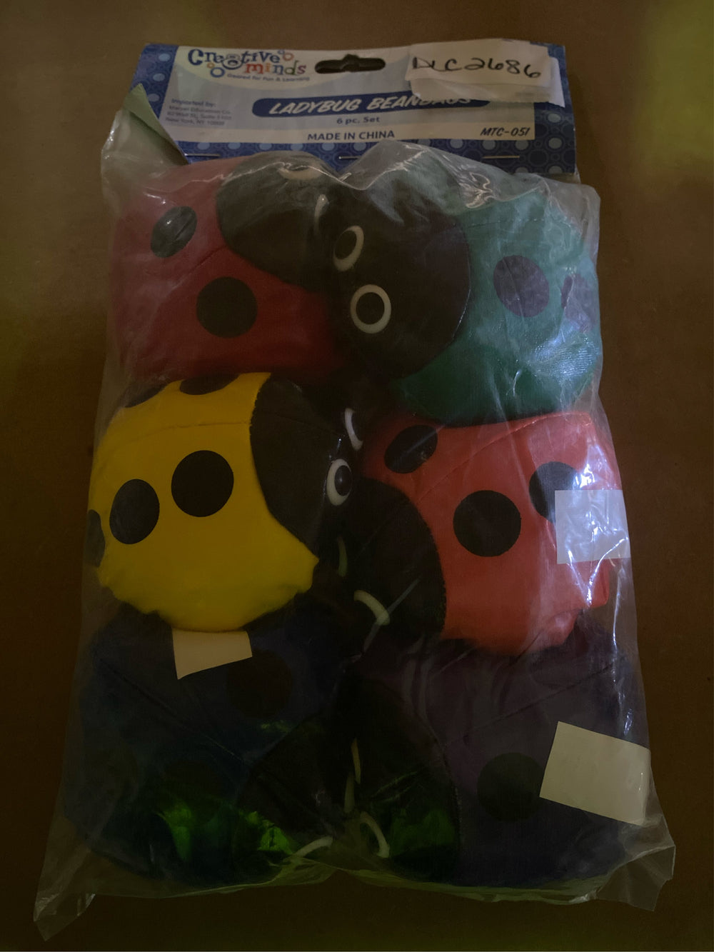 Cre8tive Minds Number Bean Bags for Kids, Playroom & Classroom Supplies, Create Fun Bean Bag Toss Math Games, Set of 6 Beanbags, Active Play, Multicolor - Toddler Toys for All Ages - L10 - 170