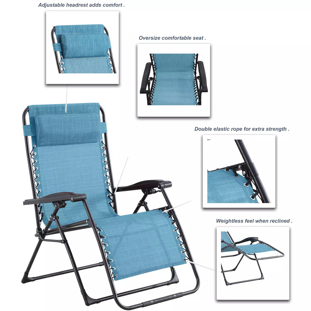 Sonoma Goods For Life  XL Zero Anti-Gravity Patio Lounge Chair - H3 - 1011