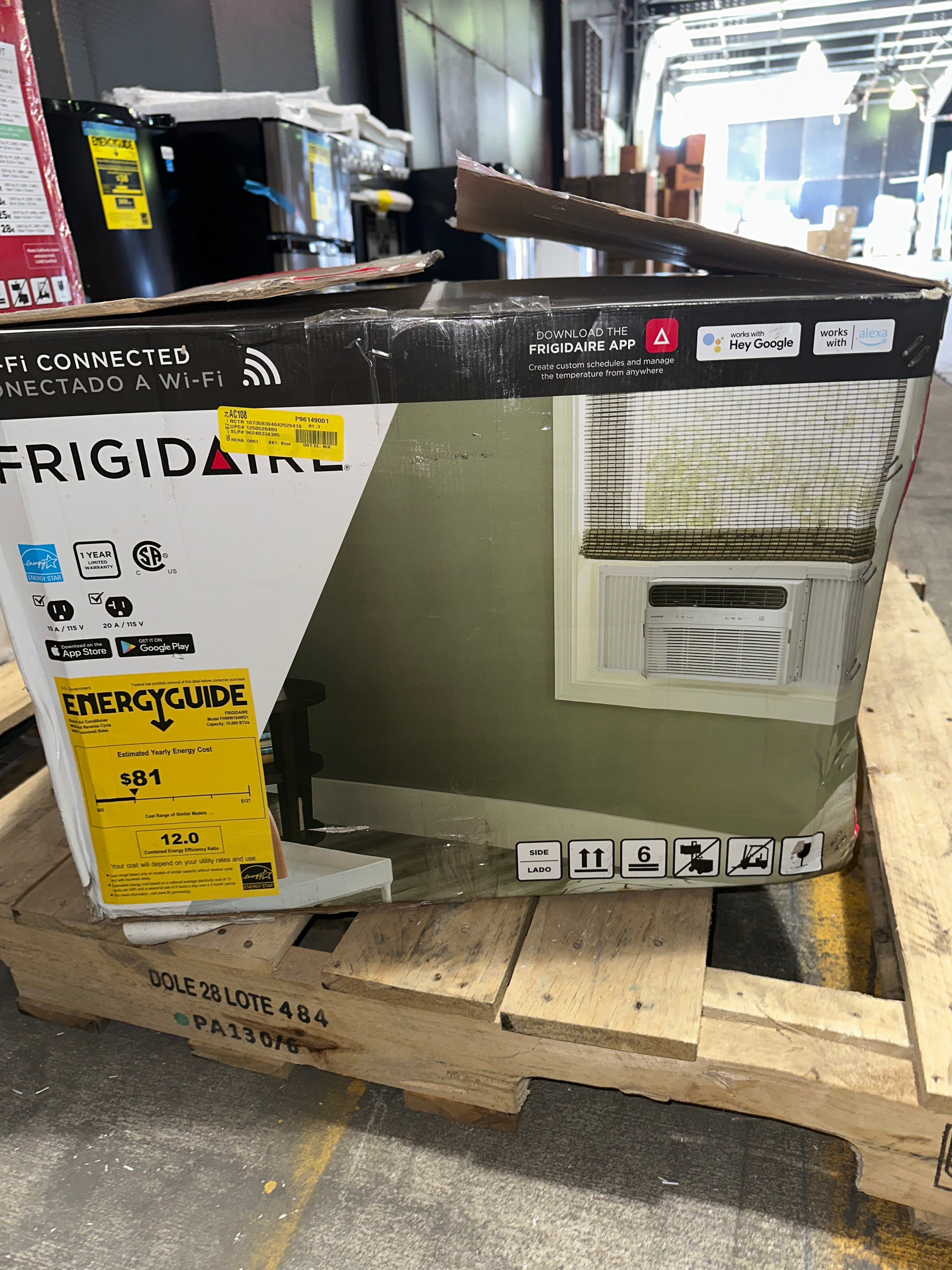 Frigidaire 10,000 BTU Smart Inverter Window Air Conditioner- Looks New (L12)