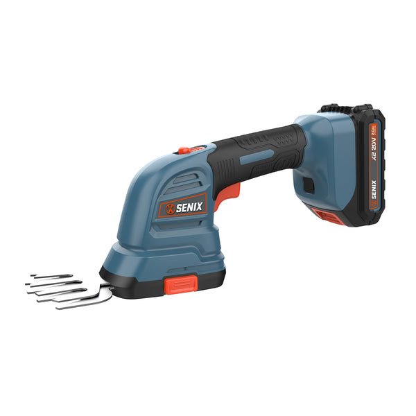 SENIX 20-volt Max 8-in Battery Hedge Trimmer 2 Ah (Battery and Charger Included) 1785
