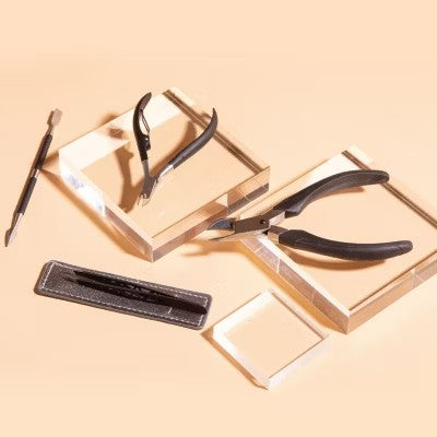 Japonesque Toenail Clipper & Cuticle Pusher Soft Touch Manicure Kit - G12 - 1126