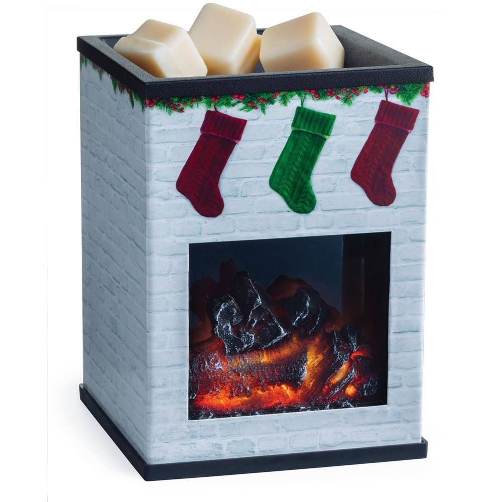 Holiday Fireplace Illumination Fragrance Warmer -F10-0138