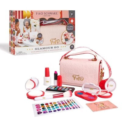 FAO Schwarz Glamour Go Designer Purse & Accessorie