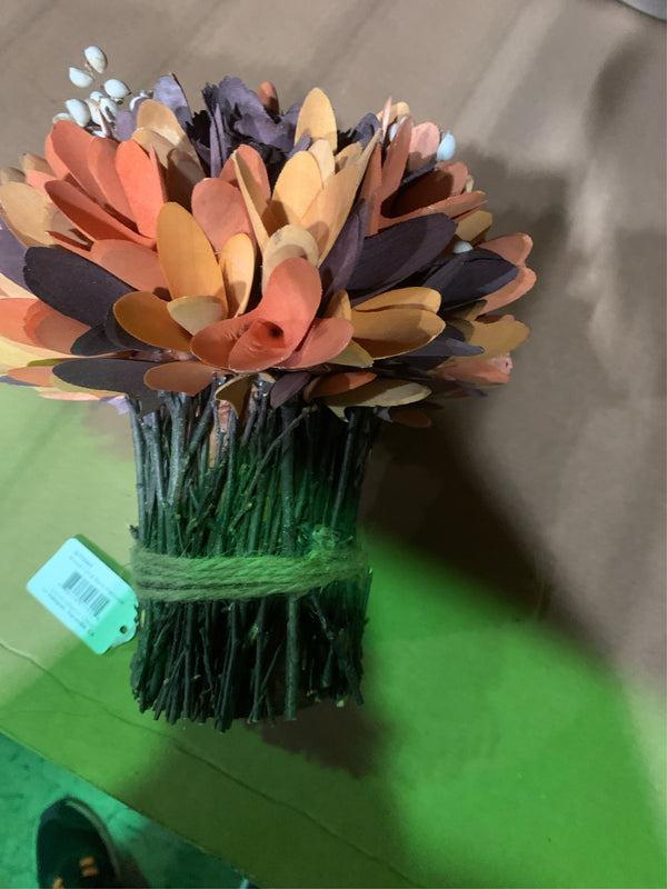 Transpac Foam Brown Harvest Curl and Berry Premade Arrangement -E9-1852 -k9-0108