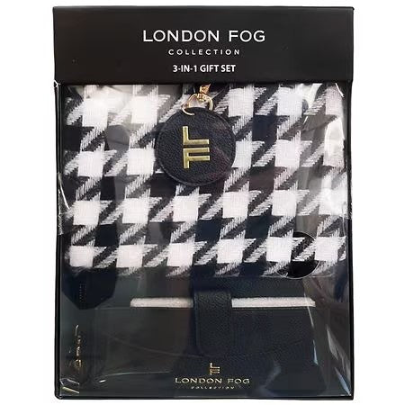London Fog Wallet, Scarf & Keychain Gift Set - 1.0 set - G12 - 271