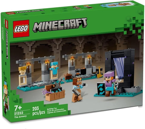 LEGO Minecraft The Armory Building Set, Includes P
