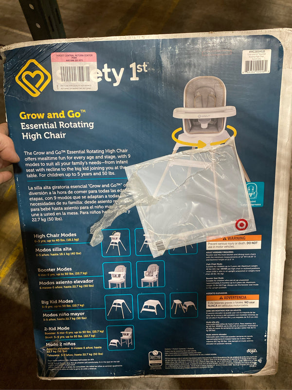 Safety 1st Grow and Go Rotating High Chair - French Gray - G10 - 786