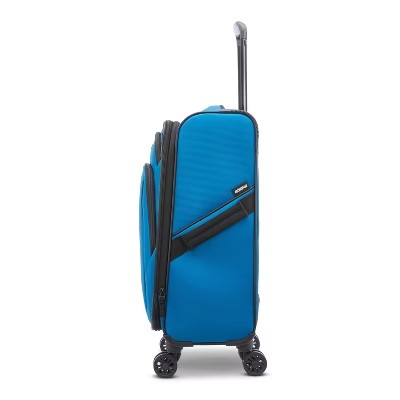 American Tourister Phenom 20" Softside Spinner Suitcase - Blue - B8 - 525