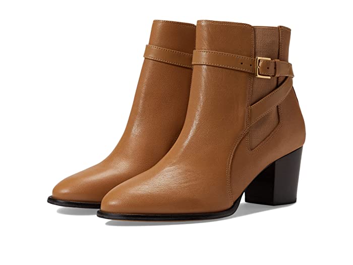 Jack Rogers Women's Casual Boots OAK - Oak Taylor Leather Bootie - Women Size 7.5 - C13 - 547